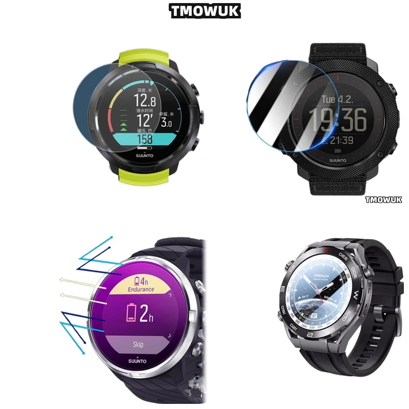 

For Suunto 5 7 9 Peak Pro Race S 45mm 49mm OCEAN Traverse Alpha - 9H Hardness Anti - Scratch - HD Tempered Glass Screen Protecto