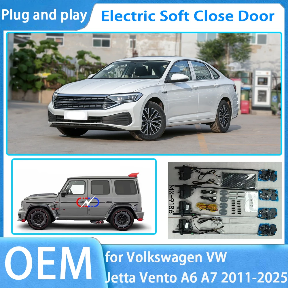 

for Volkswagen VW Jetta Vento A6 A7 2011-2025 OEM Car Soft Close Door System Automatic Electric Auto Pull Power Latch Power