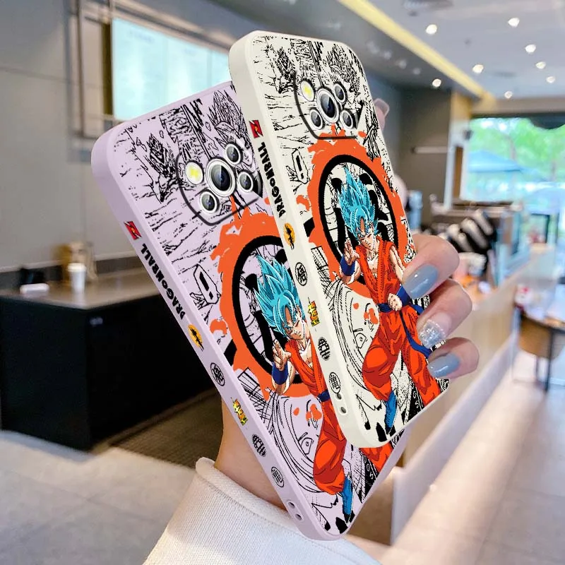

Cartoon Blue Hair Warrior Phone Case For Xiaomi Mi Poco X7 X6 X5 X4 X3 M7 M6 M5s M5 M4 M3 F7 F5 F4 Pro 5G Liquid Left Rope