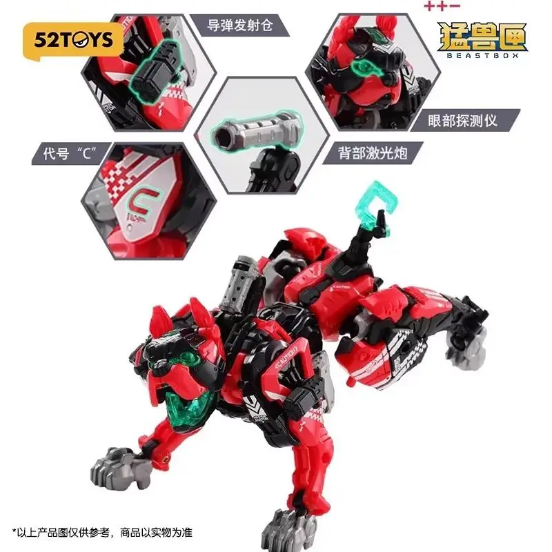 52 speelgoed Hot Verkoop Beest Box Serie Giant Claw Hond Vervorming Speelgoed Assemblage Model Tij Spelen Guochuang Mecha Hand Vakantie gift