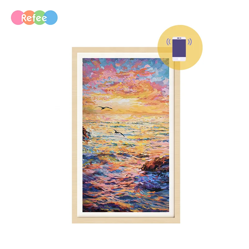 22in 32in 40in 43in 55in Digital Art Screen Smart Electronic Picture  Display 2k 4k Display Oil Picture Frame Art Gallery