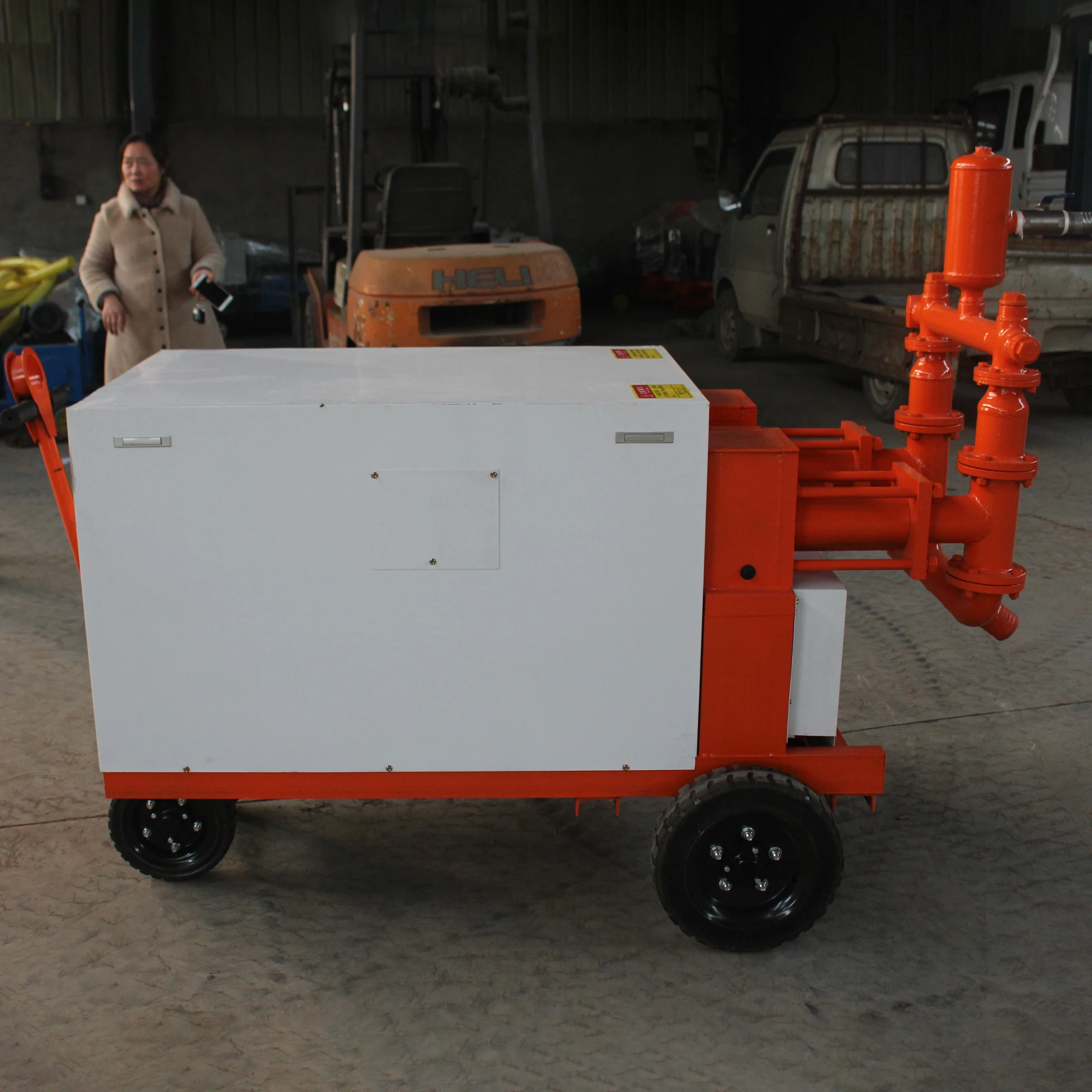 SJ – pompe à boue de jointoiement de sable à Double cylindre, Machine de jointoiement par Injection, Machine de jointoiement à pression