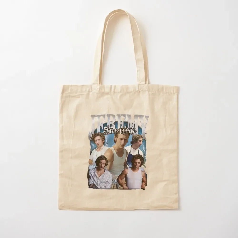 Vintage Jeremy Allen White The Bear Tv Show Tote Bag Fabric bag Women's shopper bag