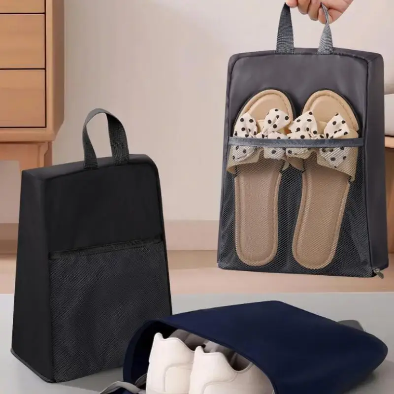 Portable Shoe Storage Bag Wide Opening Design Durable Travel