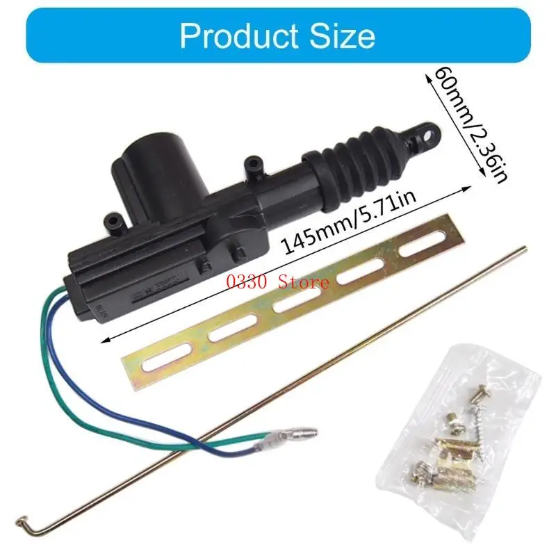 12vol Auto Car Power Power Door Lock Actuateur 2 fil Central Verrouillage Système MO