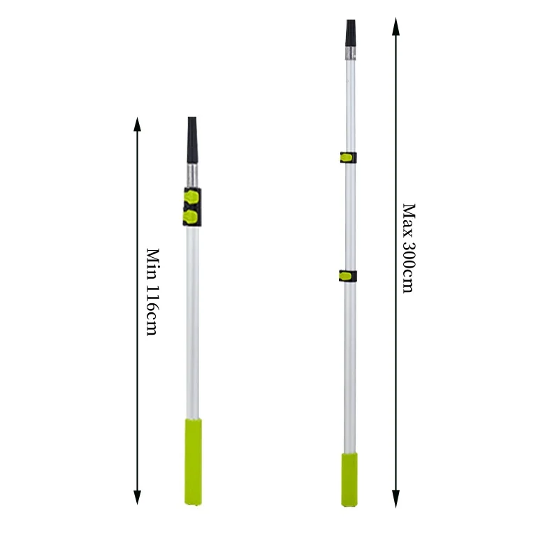 

Hot-selling Industrial 3m/118.1-inch Extendable Adjustable Aluminum Alloy Telescopic Rod For Extension Poles OEM Customizable