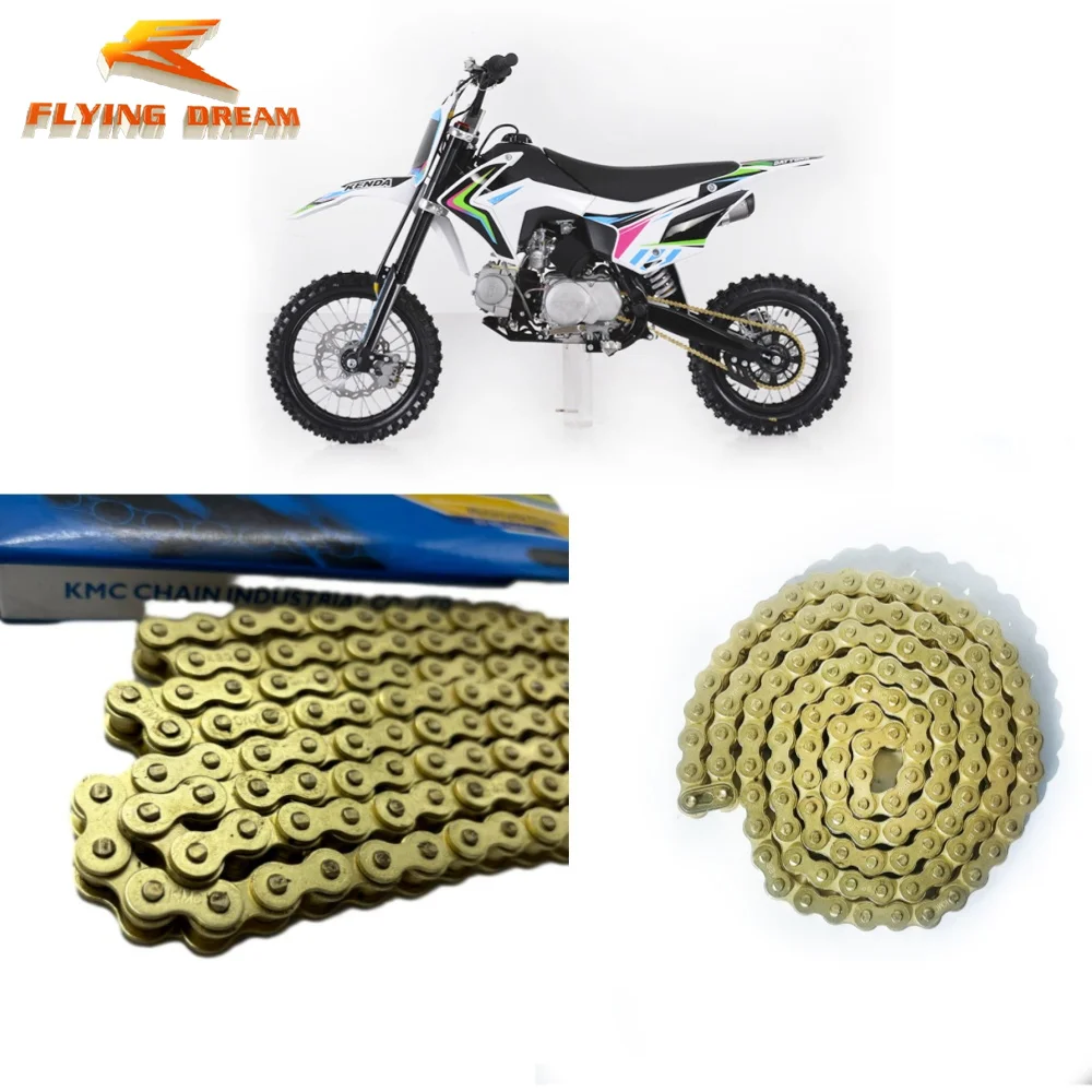 KMC motocross Chain Golden Connecting Master Link 420 428 520 120L for SSR TaoTao Coolster Apollo Baja Kazuma ATV Pit Dirt Bike