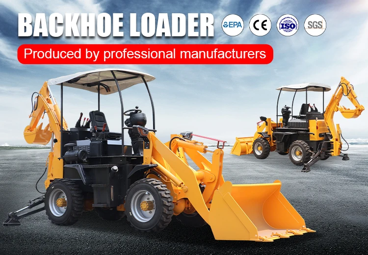 Baggerlader 4WD Euro5 EPA CE Hydraulische Multifunktionale Vorder- und Hinterbaggermaschine Landwirtschafts-, Bau- und Landschaftsbauausrüstung – Detail 2