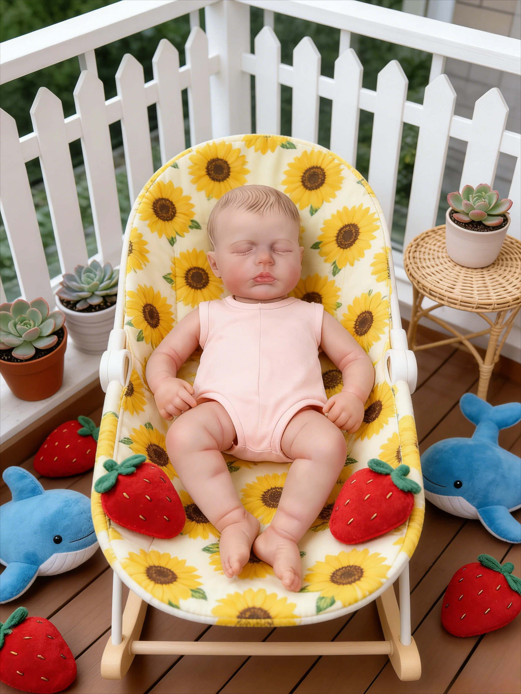 

19 Inch Unfinished Painted Doll Kit Loulou with Realistic 3D Skin Detailed Veins Extra Body Included for Lifelike Display