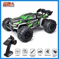 2023 nowy 1:16 skala duże samochody RC 50 km/h High Speed RC samochodzik zabawka dla chłopców zdalnie sterowanym samochodowym 2.4G 4WD Off Road Monster Truck