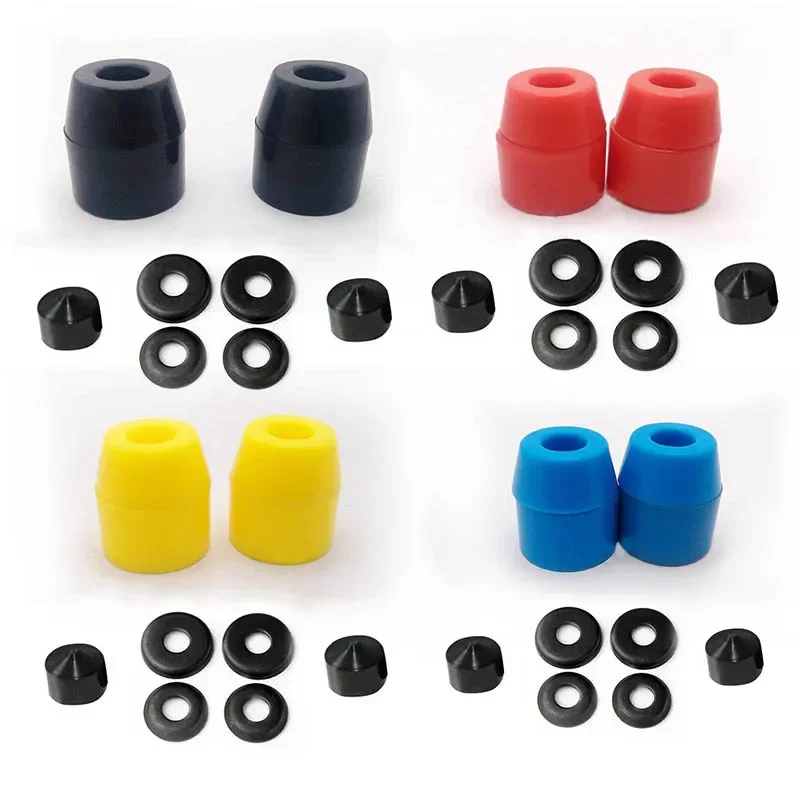 1 ชุดรถบรรทุกสเก็ตบอร์ด Rebuild Kit Bushings เครื่องซักผ้าจุดถ้วยโช้คอัพ Polyurethane สําหรับ 7 ในวงเล็บสกู๊ตเตอร์ Part