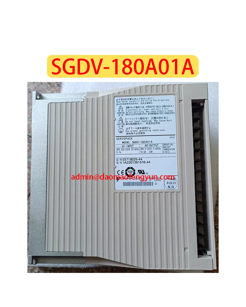 

SGDV-180A01A Brand new Servo Drive SGDV 180A01A，Fast shipping