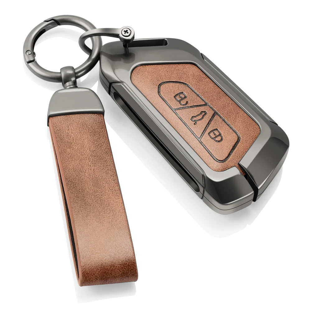 Car Zinc Alloy Key Case Bag Car Key Chain Metal Key Shell For Volkswagen VW GTD Magotan Golf 8 MK8 ID.3 ID.4 ID.6 Accessorie