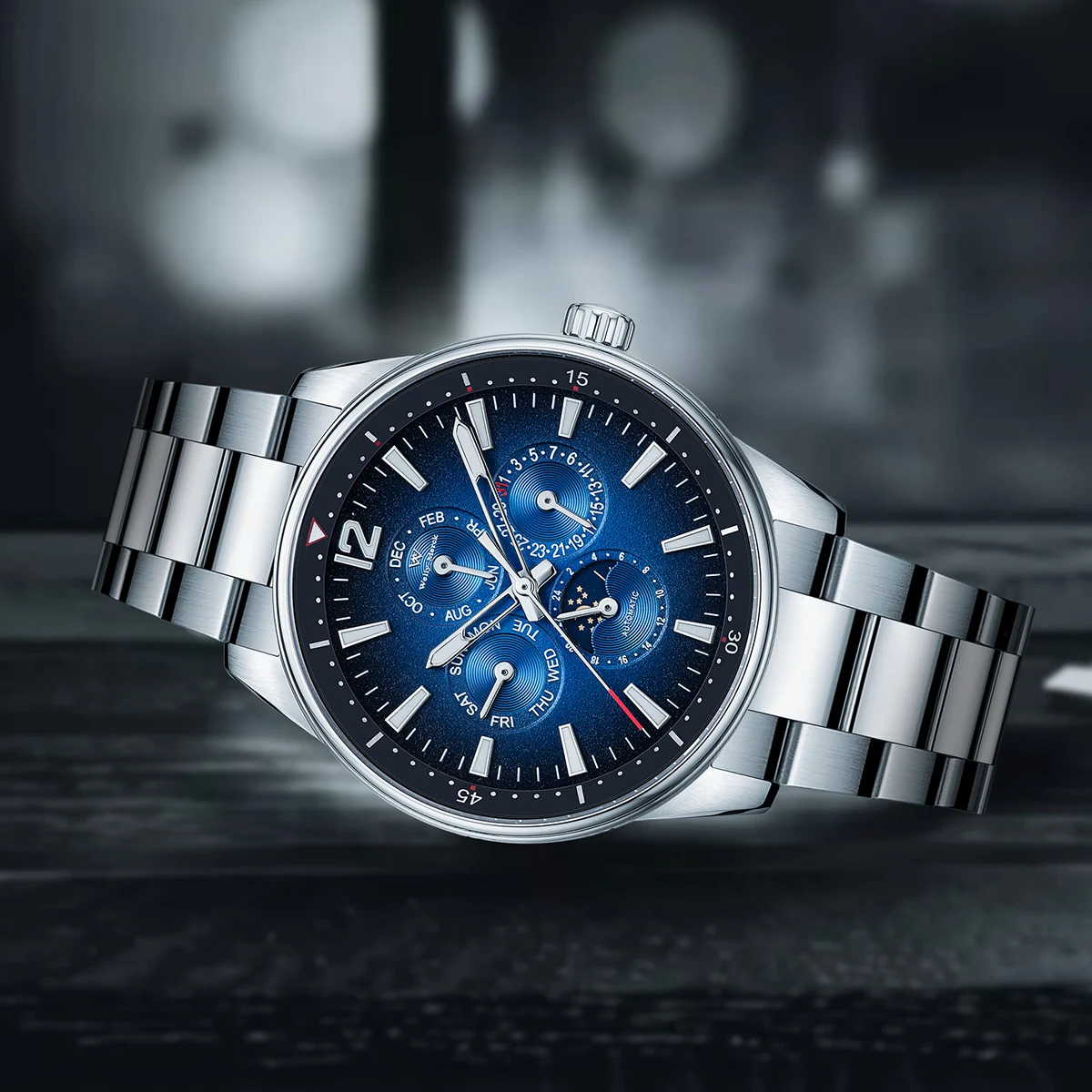 WM 시계 자동 기계식 시계 방수 다기능 비즈니스 남성용 시계 시계 WM160M