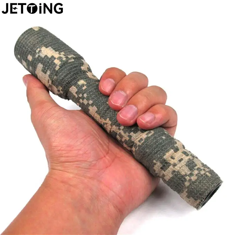 Durable Camo Outdoor Hunting Shooting Blind Wrap Camouflage Stealth Tape Waterproof Wrap 5cmx4.5m 12 Colors