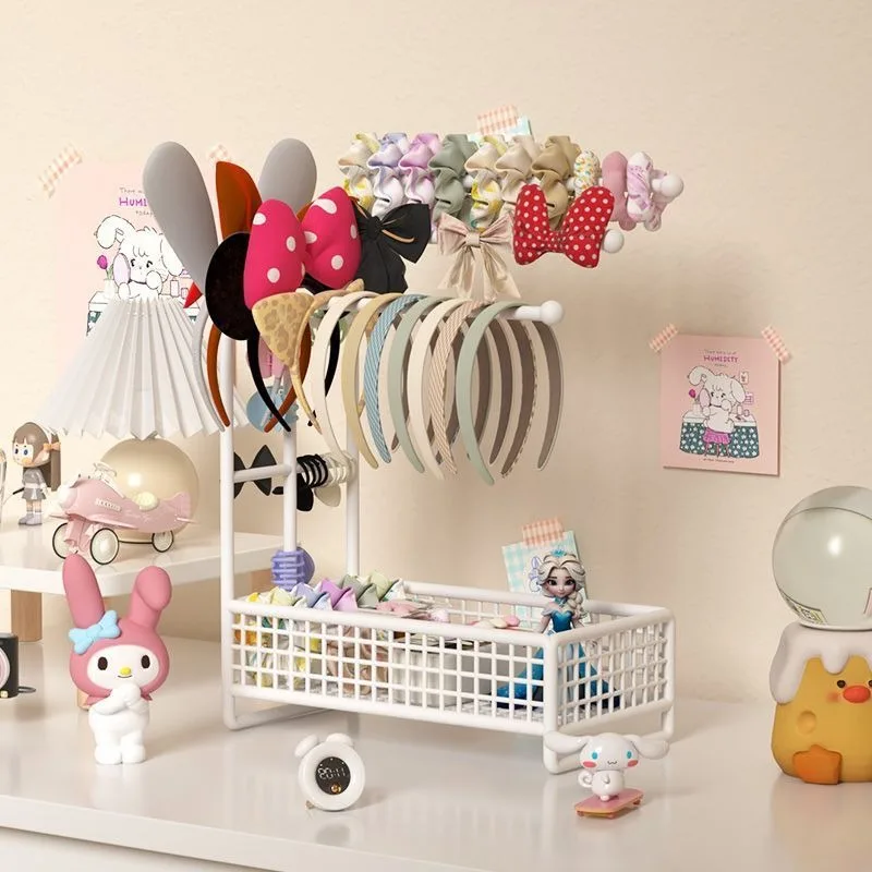 Desktop headband storage box, jewelry display stand, keychain, bracelet, watch storage hanger, hairpin, trinket shelf.