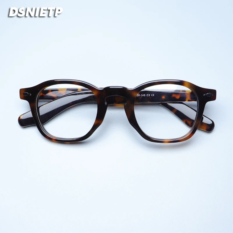 

Vintage Acetate Glasses Frame Men Prescription Myopia Optical Handmade Eyeglasses Frame Women Retro Luxury Brand Eyewear