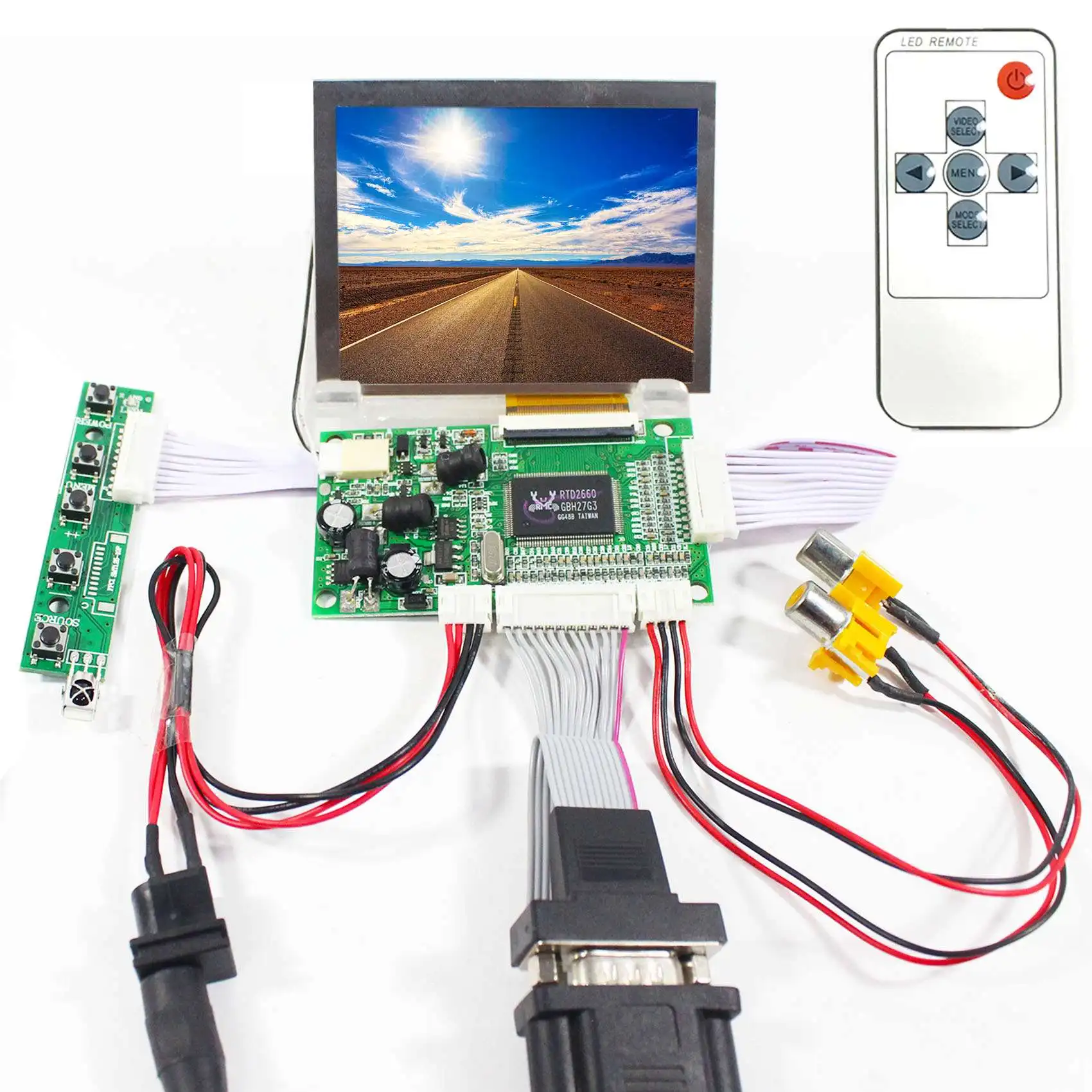 Vga 2av Lcd Board and 3.5