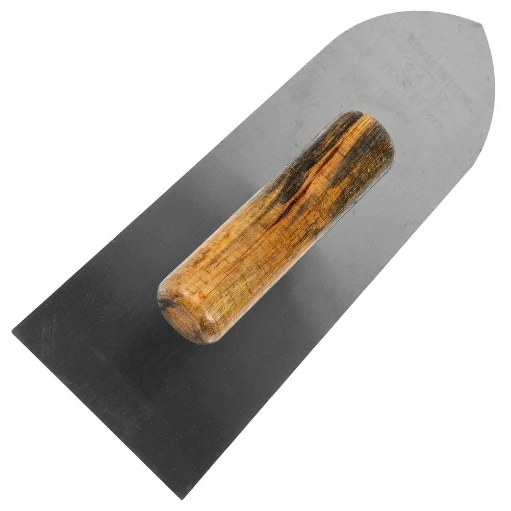 เกรียงฉาบปูนสเตนเลสพร้อมด้ามไม้  เครื่องมือฉาบปูนงานหนักสำหรับผนัง  แผ่นยิปซัม  และปูนซีเมนต์