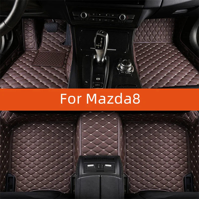 

Custom Leather Car Floor Mat For Mazda Mazda8 2008 2009 2010 2011 2012 2013 2014 2015 Car Mat Interior Accessories