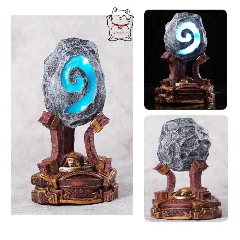 

Anime Warcraft Hearthstone Lamp Model Retro Legend Breathing Lamp Desktop Ornament Nostalgic Handmade Cosplay Accessories