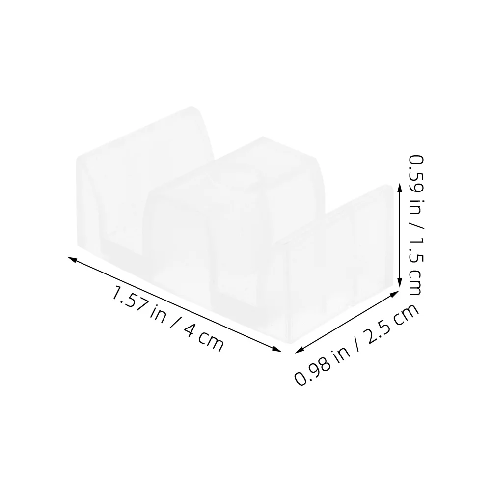 8 قطعة دليل باب الدش المصد السفلي المضادة للتصادم كتلة ل انزلاق الأبواب الزجاجية فرملس الحمام استقرار مصدات بلاستيكية #6