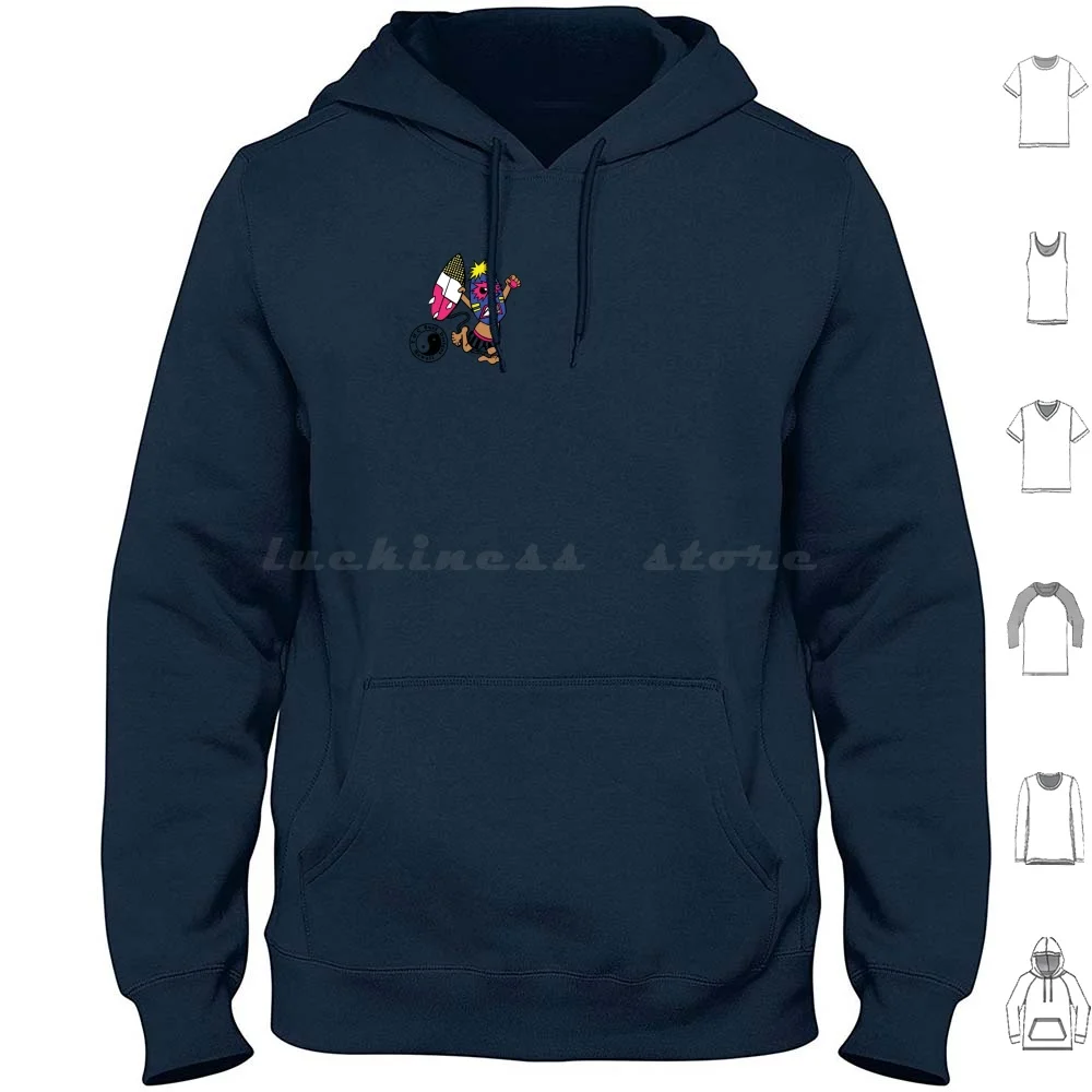 Cidade & país surf projetos tiki prancha de surf tiki surf t & c surf tiki cara hoodies manga longa surf arte vintage surf