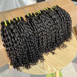 SWANEE Pixie Curly Bundles Human Hair 30 Inch Vietnamese Hair Bundles 100% Human Hair Bundles Raw Hair 100% Human Hair Extension