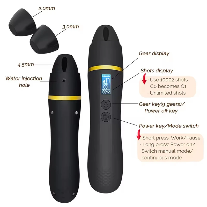 2025 Handheld 7D Mini Ultrasonic Face Lifting Massager Wrinkle Removal Anti-Aging Skin Tightening Eye Care SPA Beauty Machine