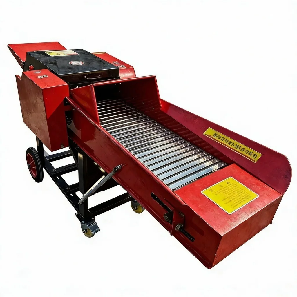 Straw Crusher and Grass Cutting Machine for Animal Feed Processing in Livestock Farms