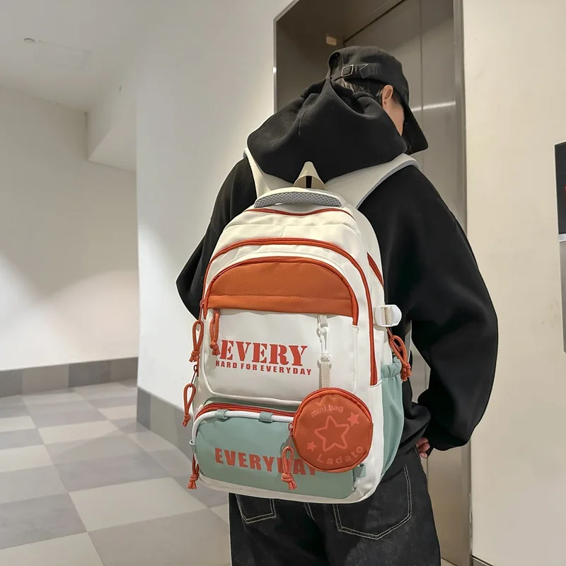 

Leisure Gym Backpacks School Campus Beach Bag Travel Simple Backpacks Trekking Nylon Bags Schoudertas MHSJB