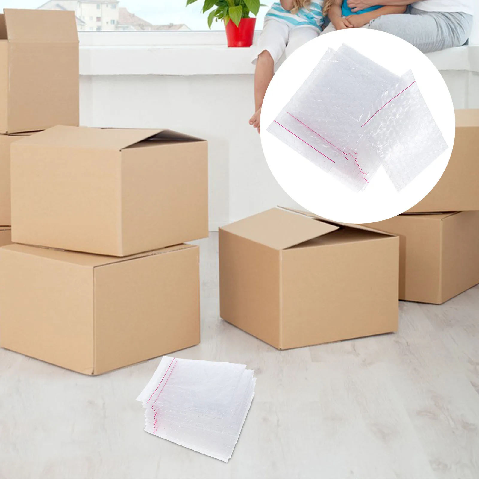 50Pcs Pe Plastic Bubble Mailers Self-Sealing Shipping Bags for Small Business Packaging Jewelry Cards Keychains Packaging
