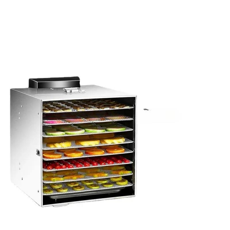 for 12 Trays Food Dried Fruit Machine Dryer For Vegetables Dried Fruit Meat Stainless Steel Dehydrator Drying Commercial