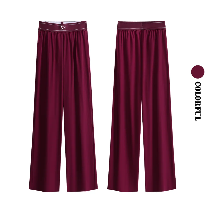 DRUR Pantaloni da corsa traspiranti Donna Vita elastica Gambe larghe Pantaloni da jogging atletici Pantaloni sportivi da allenamento ad asciugatura rapida con tasca Nuovo