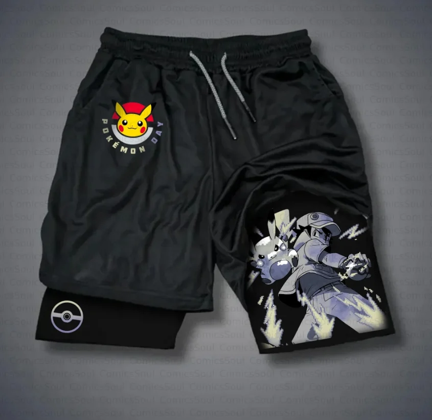 shorts-esportivos-oficiais-pokemon-anime-collaboration-shorts-unissex-estilo-kei-retro-respiravel-de-secagem-rapida-para-badminton