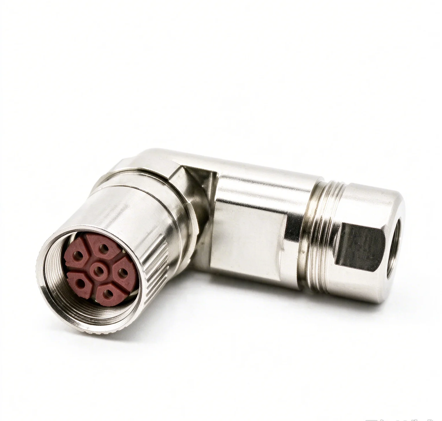 M23 Female Actuator Connector 6 7 9 12 16 17 19 Pin Field Wireable Soldering Cup Screw Terminal   Straight Metal Plug
