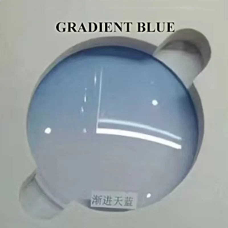 MR-8 Progressieve multifocale lens Kleurverloop Lens op sterkte Donkere tint Gekleurde oogkristallen zonnebril UV-beschermingsglas