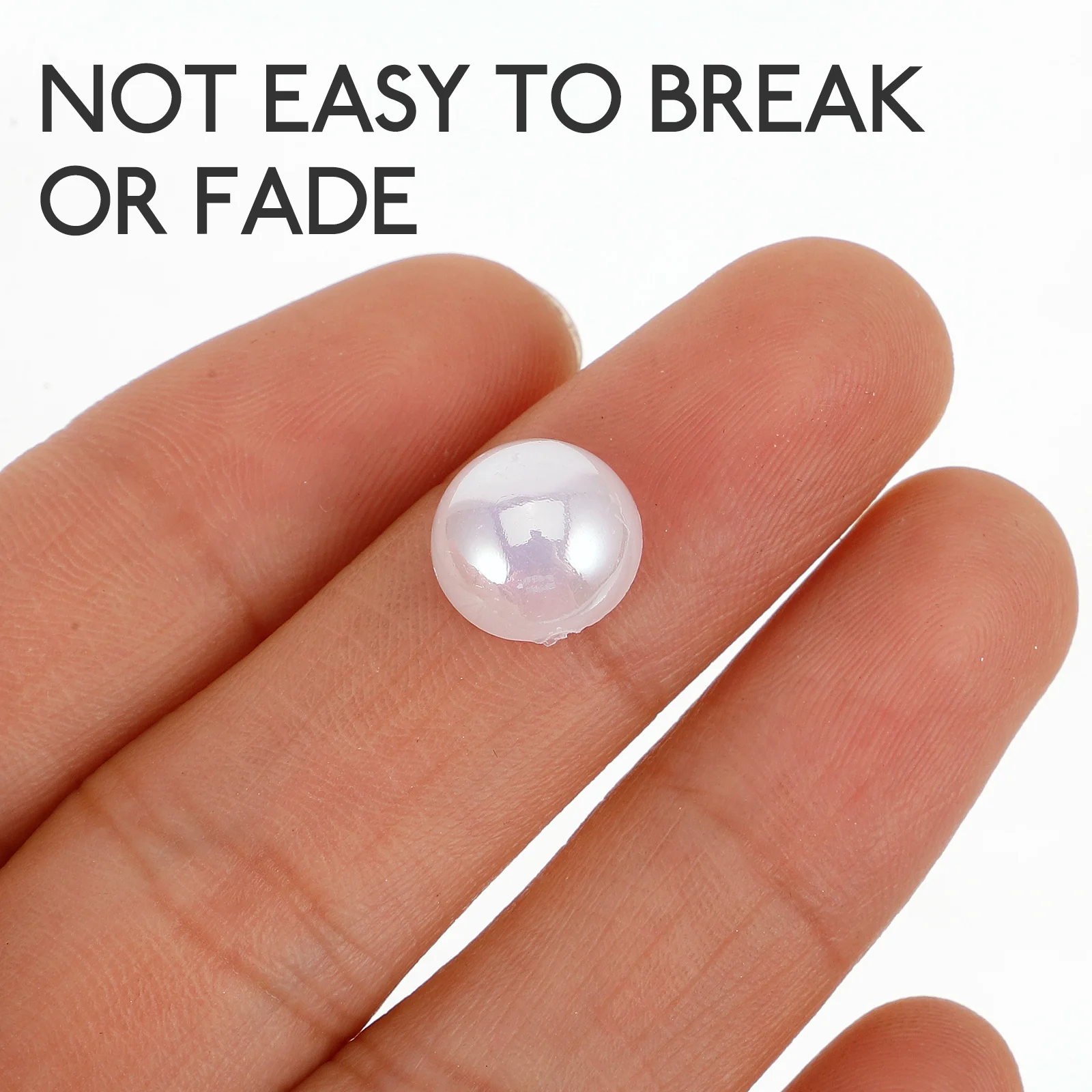 

1 Box Colored Pearl Nail Charms Half Round Decorative Nail Art Diy Manicure Pearls For Crafting Wedding Christmas Decoration