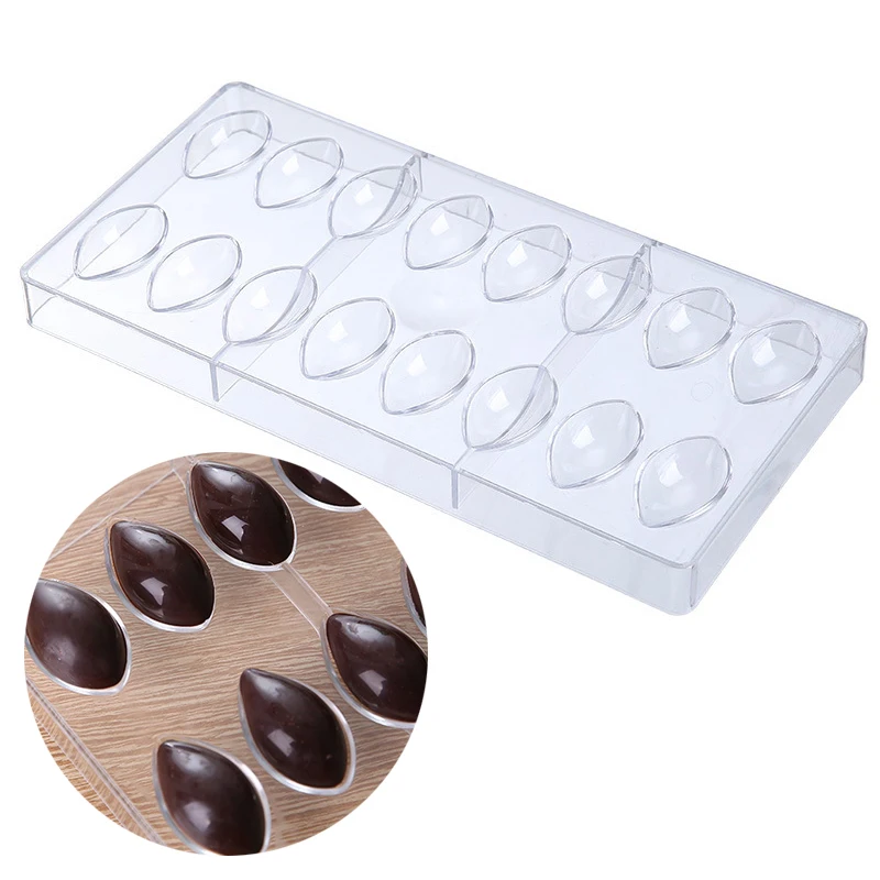 Water droplet Shape Polycarbonate Chocolate Mold For Baking Chocolate Factory Cake Candy Mold Confectionery Tool Bakeware