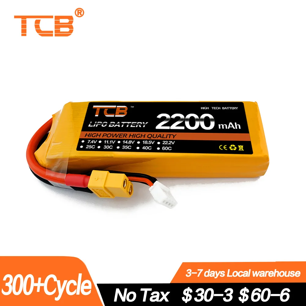 

Аккумуляторная батарея 3S RC LiPo 3S, 11,1 В, 2200 мАч, 25C, 35C, 60C, перезаряжаемые игрушечные батареи для радиоуправляемого вертолета, самолета, автомобиля, лодки, квадрокоптера, дрона