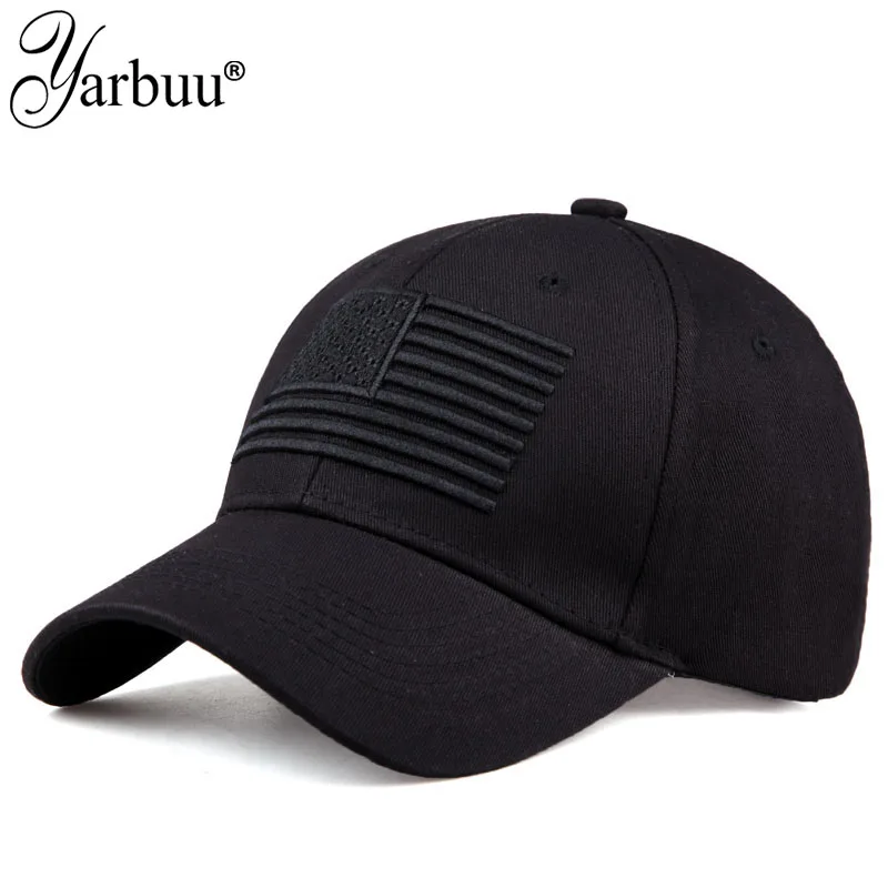 [YARBUU] New Fashion Four Seasons Baseball Cap For Men UAS Flag Three-Dimensional Embroidery Gorras Caps Trucker Hats