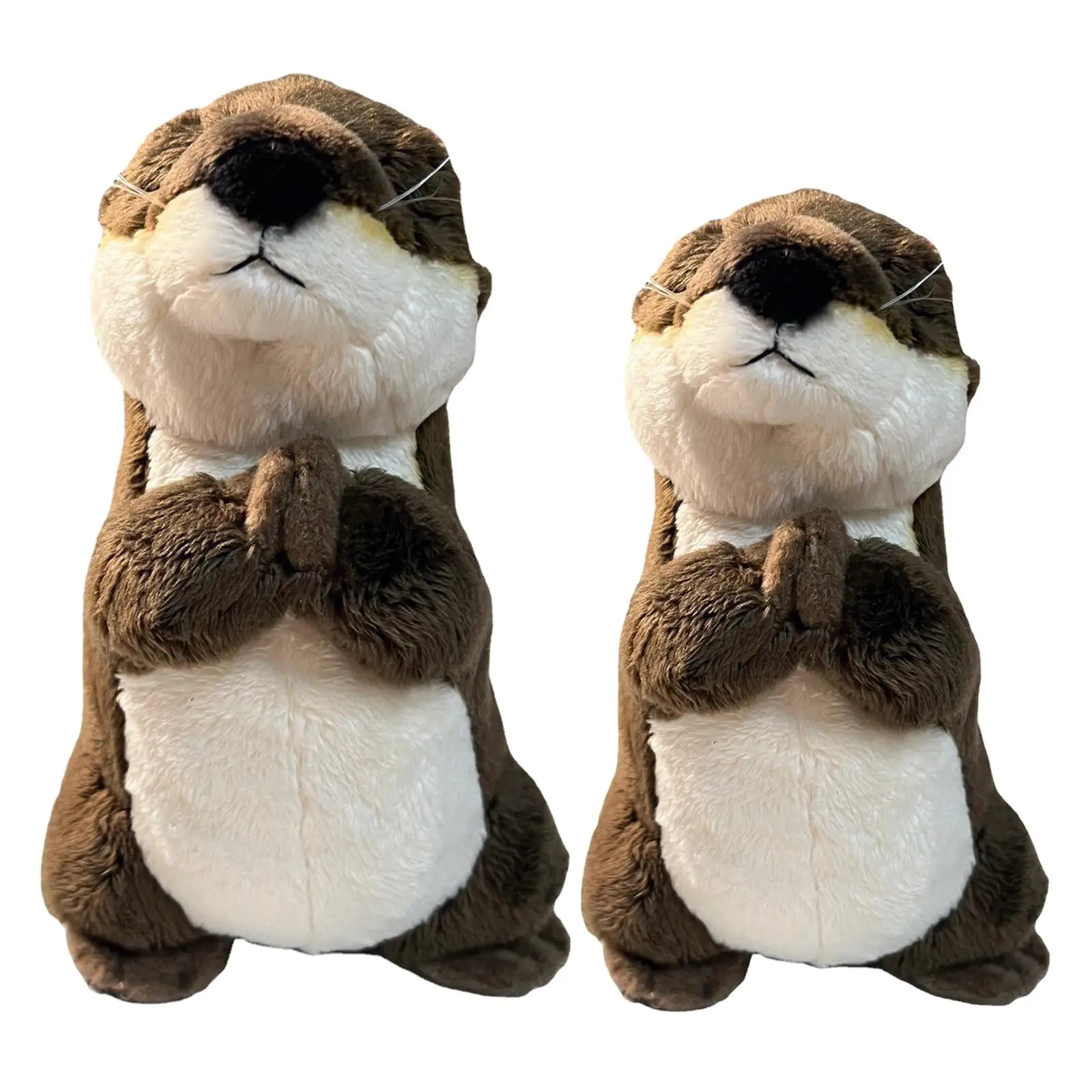 Cartoon Stuffed Otter Toys Accompany Sleep Toy for Kids Boys