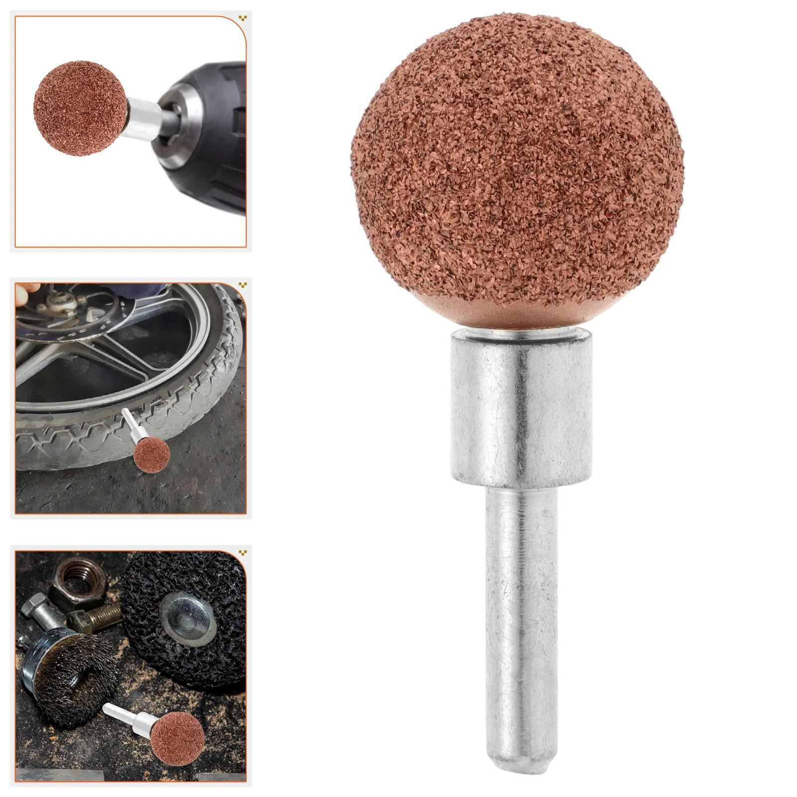 

Small Grinding Head for Repair High Speed Buffer Wheel Automotive Tire Polishing Tool Abrasive Grinding Head Tire Abrasive