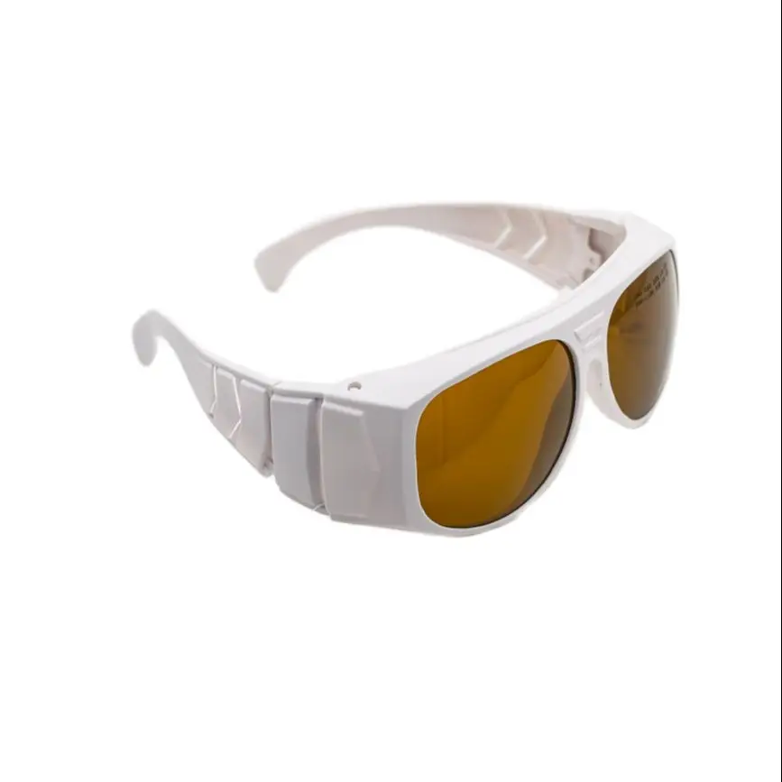 

Laser Protective Glasses For 190-540 & 800-1700nm Nd:YAG 532 & 1064nm UV266,355nm He-Cd and Ar+ Lasers O.D 4-7 VLT 25%