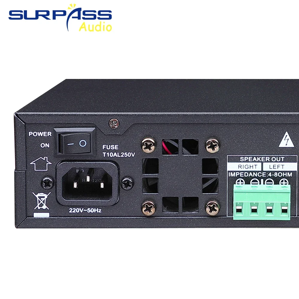 2*80W Blue-tooth USB MP3 Remote Control Professional Audio Karaoke Pa Amplifier Mixer Amplifier