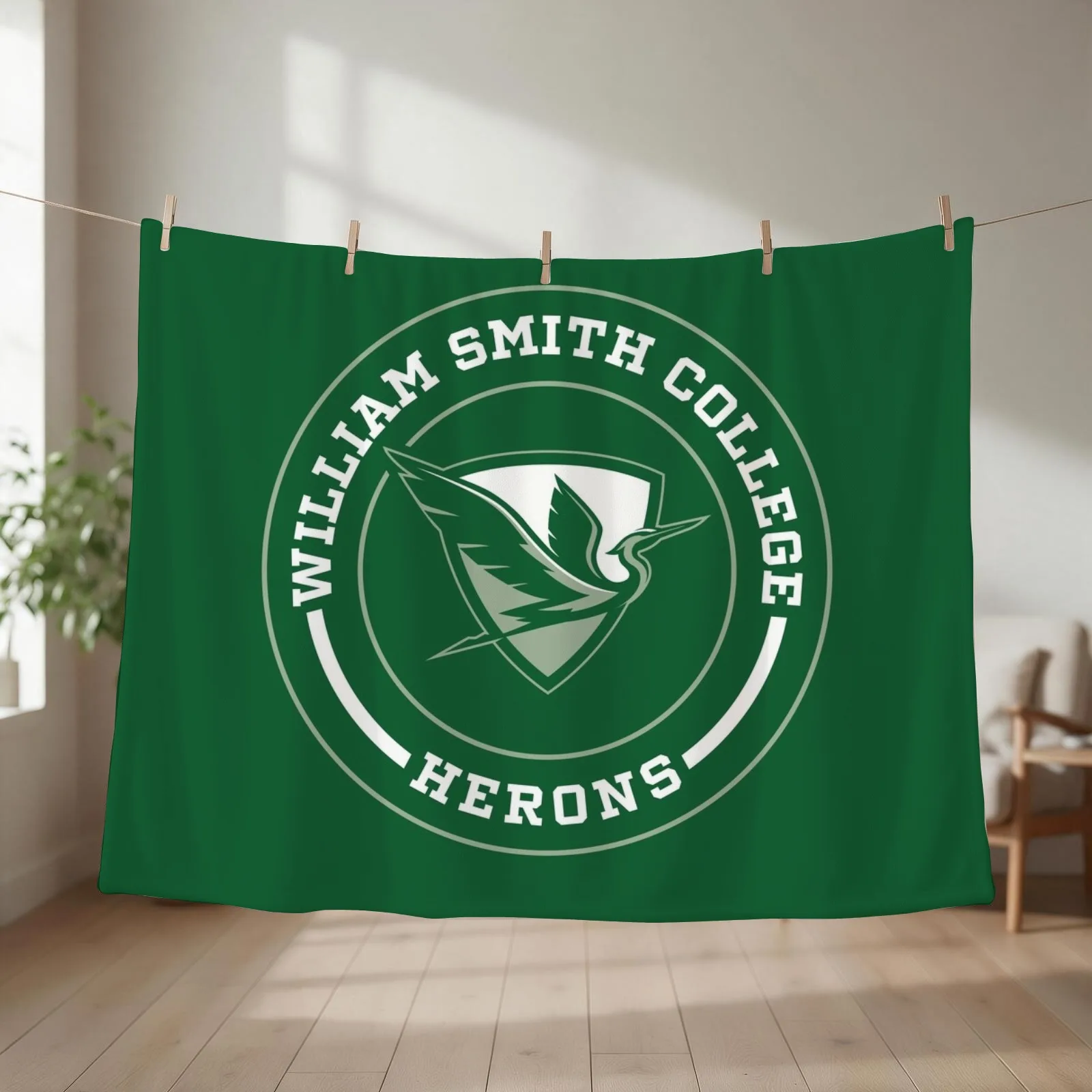 William Smith College - Circle Throw Blanket Extra Large Throw Plaid Sleeping Bag Sofa Throw Blankets