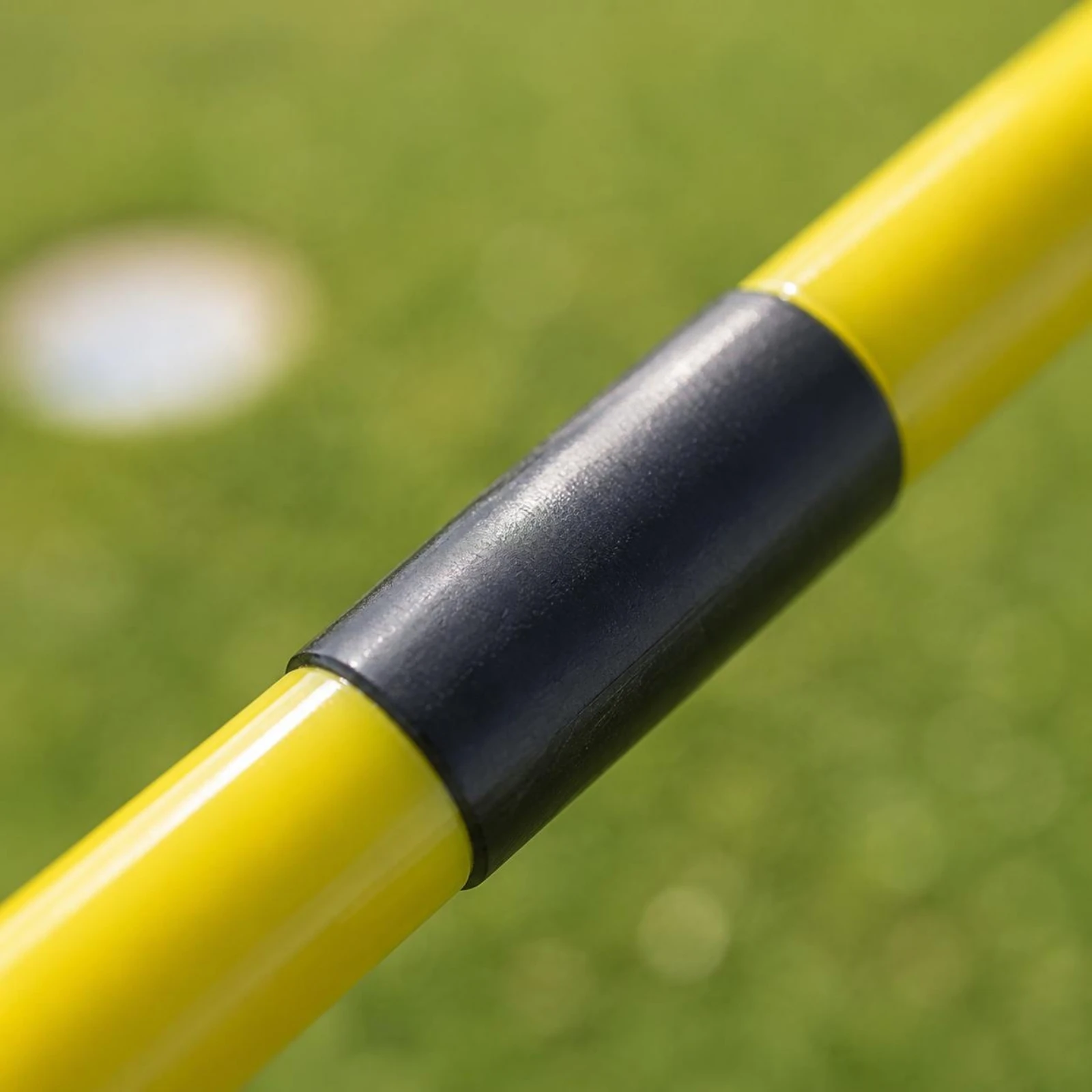 Golf Alignment Stick Fiberglass Golf Alignment Sticks Rounded End Cap Portable
