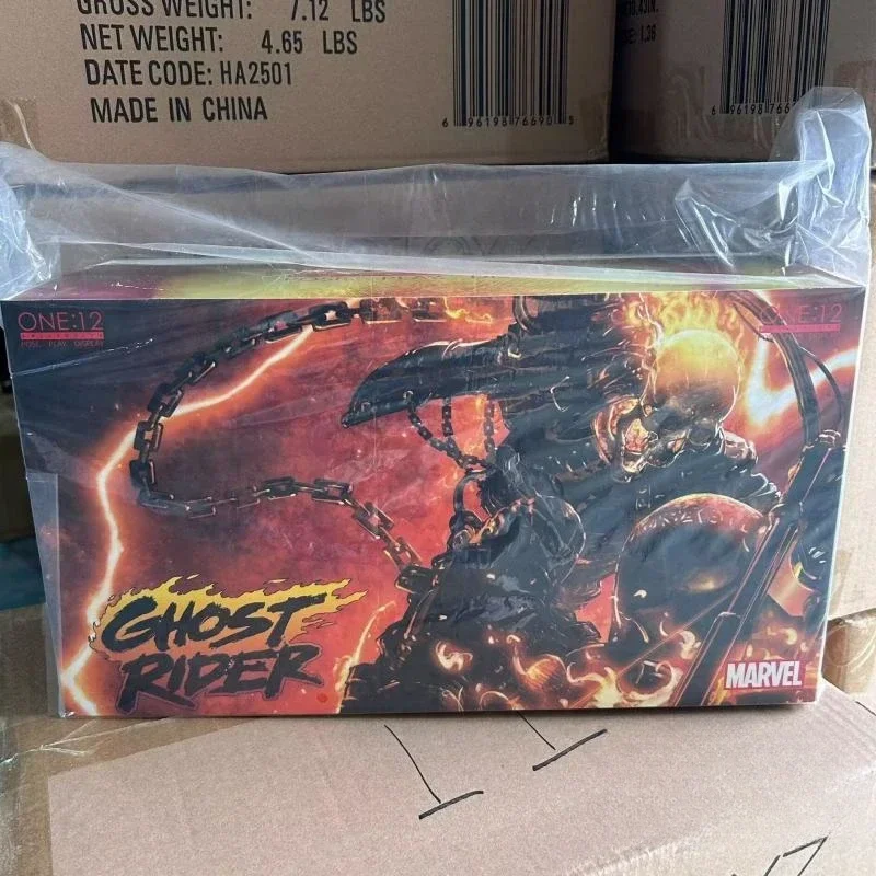 

В наличии оригинальный Mezco One:12 Ghost Rider Hell Cycle аниме Коллекционные Фигурки Модели Игрушек