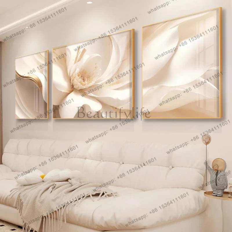 Factory Direct Room Decoration Poster Wall Art Decor Posters Pictures Wall Marvel Cream Wind Triptych Mural Painting Calligraphy