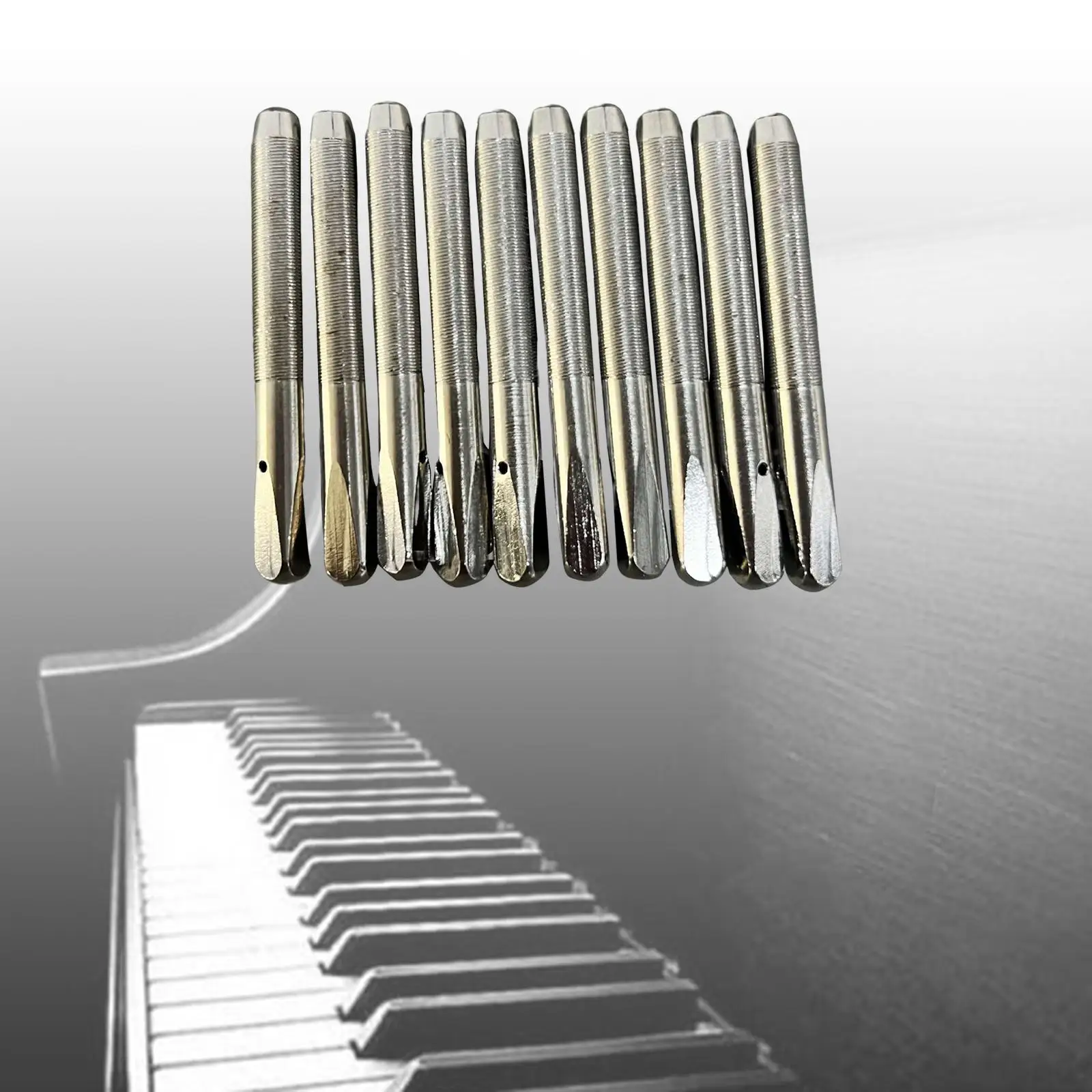 Steel Piano Tuning Pegs 7cm Replacement Pins Tuning Apparatus Kit Silver Parts for Piano Repair